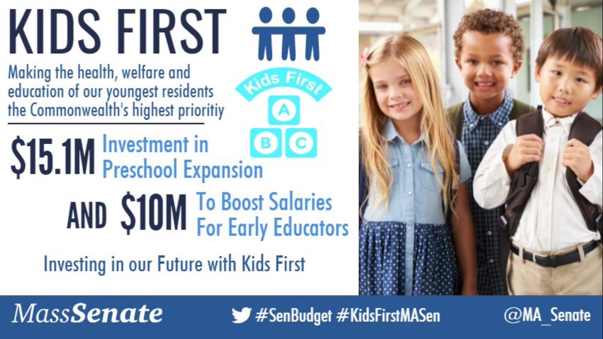 SalDiDomenico's tweet photo. I am very proud of the many #KidsFirst priorities &amp; investments made in the FY18 #SenBudget. #mapoli #KidsFirstMASen https://t.co/GMHhggUfTh