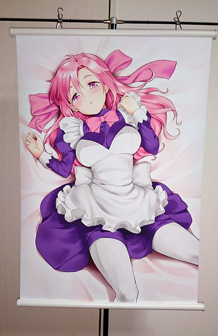 GJ部オンリーアフターイベント用の景品にB2タペストリー作りました
しおりのフルサイズ版です 