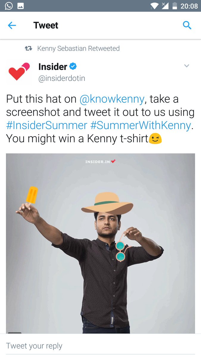 namitha094's tweet photo. @insiderdotin @knowkenny #InsiderSummer #SummerWithKenny 😁 https://t.co/dvZAjKpOVj
