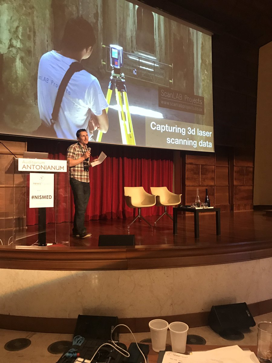 MatiGiglio's tweet photo. Chris O'Donnell explaining how they produced #InvisibleItaly #NISMED https://t.co/nABu5oZuql