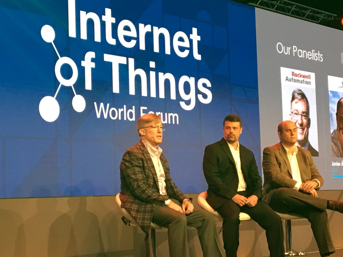 ROKAutomation's tweet photo. CEO Blake Moret discusses the future of #IoT with industry leaders at #CiscoIOTWF. https://t.co/K5B5Pye8qA https://t.co/J3tFnN9qeW