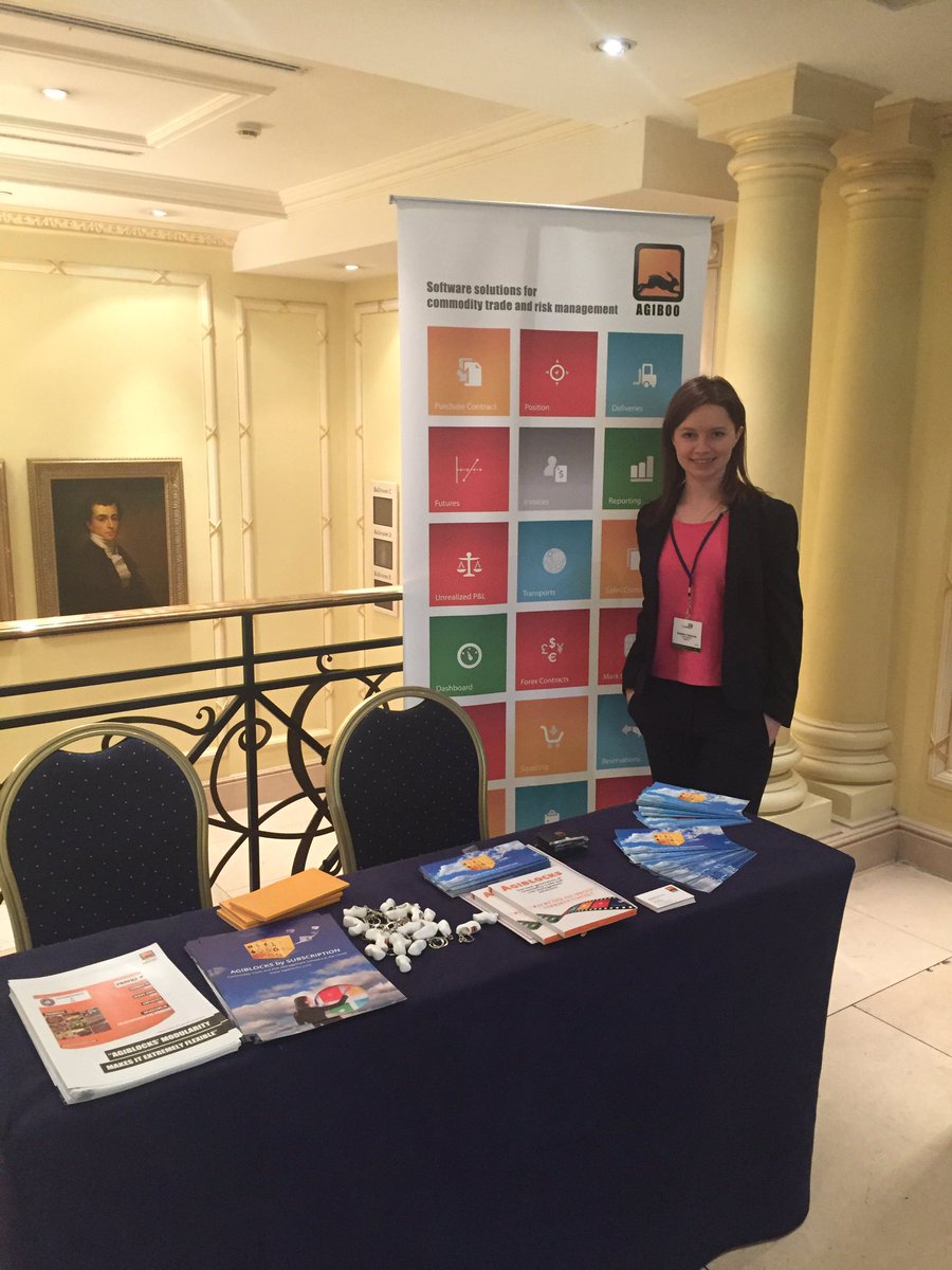 AgibooBV's tweet photo. Agiboo at Agrimoney Live Conference @Agrimoney #agiboo #ctrm #commodities #london https://t.co/OSu1zTVCOA