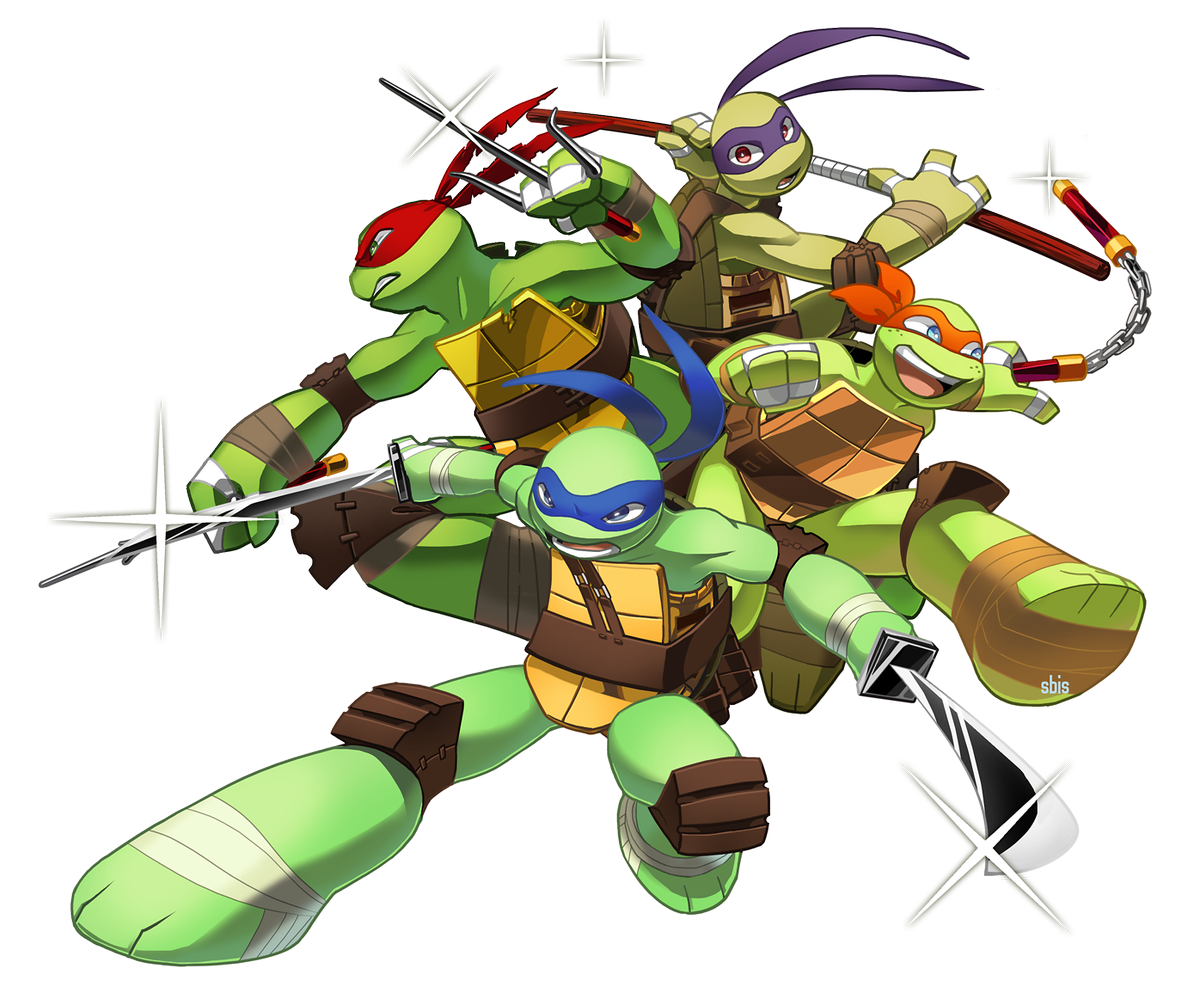 亀の日にちなんでTMNT過去絵up 