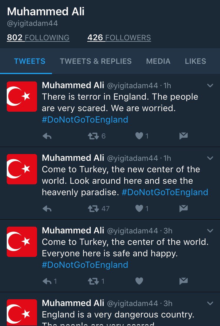 RK_U2's tweet photo. Fuck Off #DoNotGoToEngland https://t.co/wL6zJF7Dbk