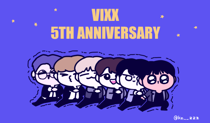 kn__zzz's tweet photo. VIXX 5th Anniversary☆ミ おめでとう！ #VIXX0524 @CHA_NNNNN @JUNGTW_LEO @jaehwany0406 @AceRavi @RedBeans93 @HSangHyuk https://t.co/edHcweR32D