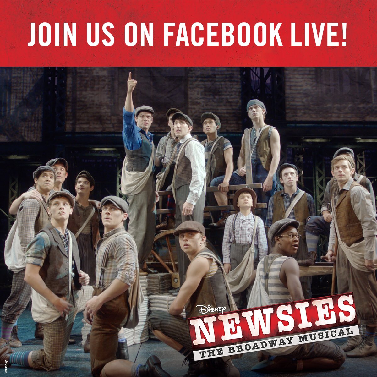 Newsies The Musical We Re Watching The Newsies Digital Download Tonight With Members From The Cast Join Us On Facebook Live Hosted By Abcnews At 6 45pm Est T Co Sguopssrji Newsies The Musical We Re Watching The Newsies Digital Download Tonight With Members From The Cast Join Us On Facebook Live Hosted By Abcnews At 6 45pm Est T Co Sguopssrji