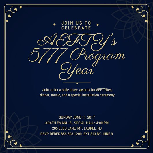 AEFTYNJ's tweet photo. AEFTY's annual banquet is Sun, Jun 11!  Sign up using the link: https://t.co/OcmRiL5OMJ  Families and Friends welcome! See you there! https://t.co/qw7UEbncIH