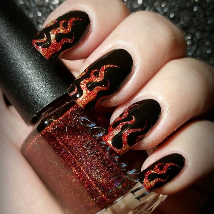 I'm feeling these hoooot nails by <a href="/mikimaki1/">miloš sudžuković</a> from Instagram! Be sure to try it out!!! 
http://www.messymansion.c...