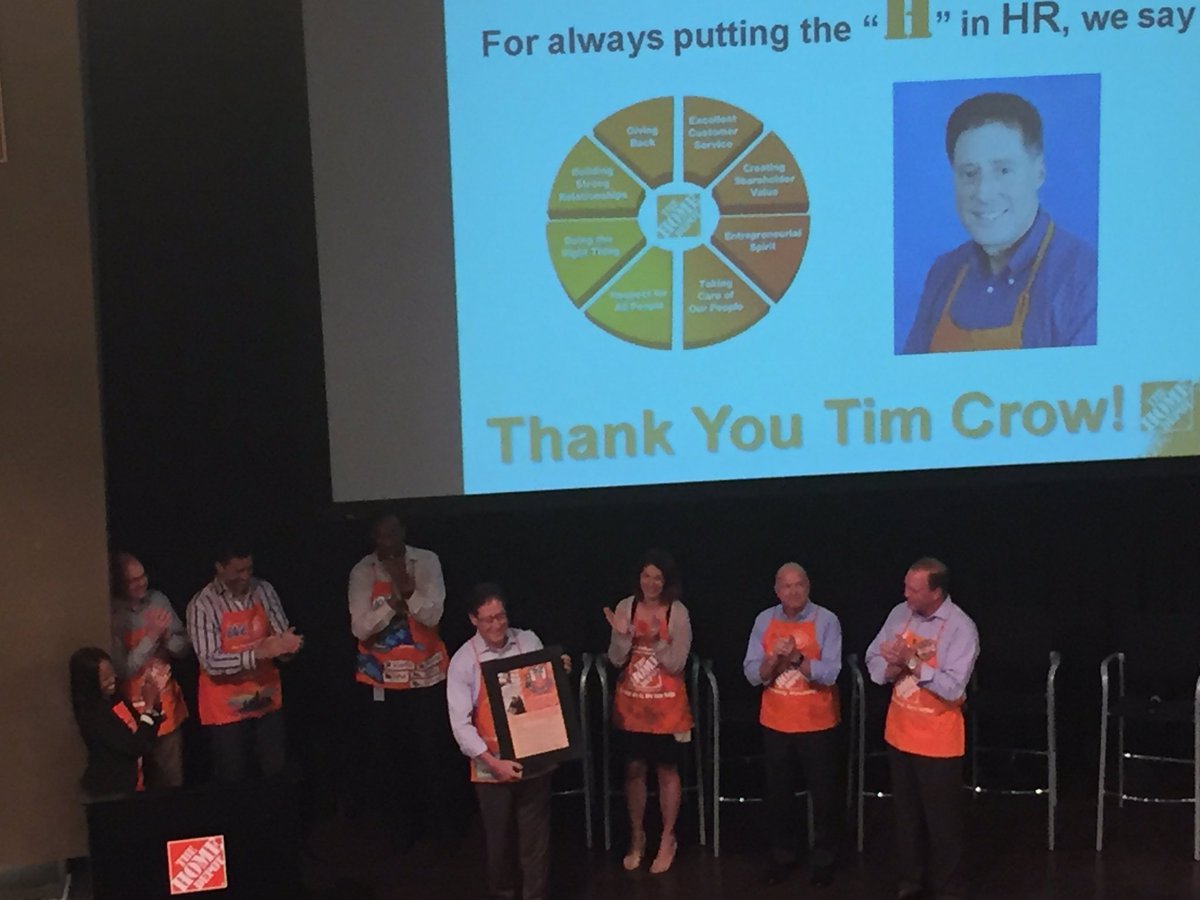 Tim Crow, EVP Human Resources Last HR All Hands Meeting.  Great Leader!