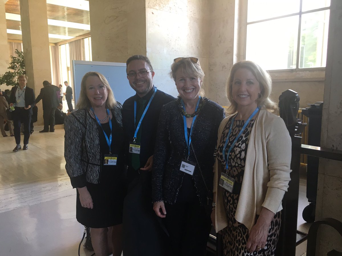 Advocating for #global surgery #safesurgery @WHO #WHA70 with our amazing @theG4Alliance members! #ICommit2Surgery