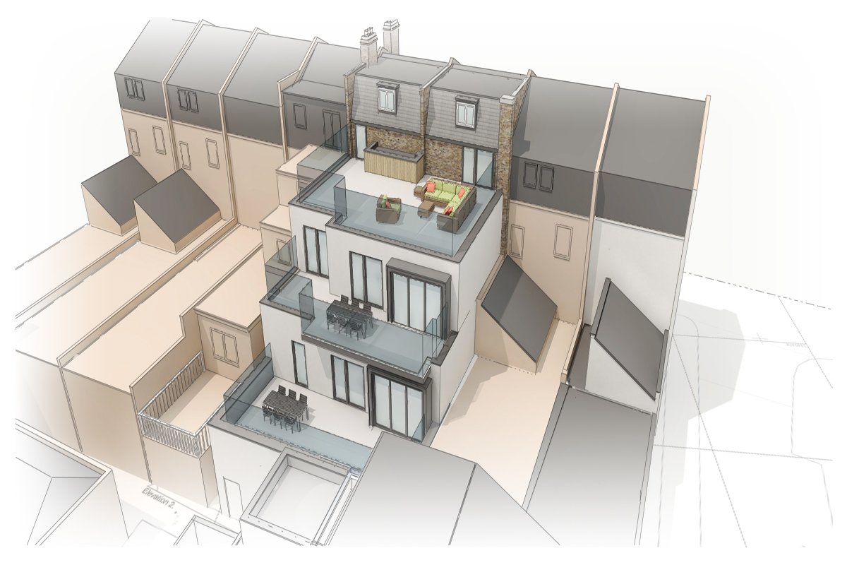 PADArchitects's tweet image. #roofterrace #architecture #contemporary #newhome #planning #design #putney #London #development