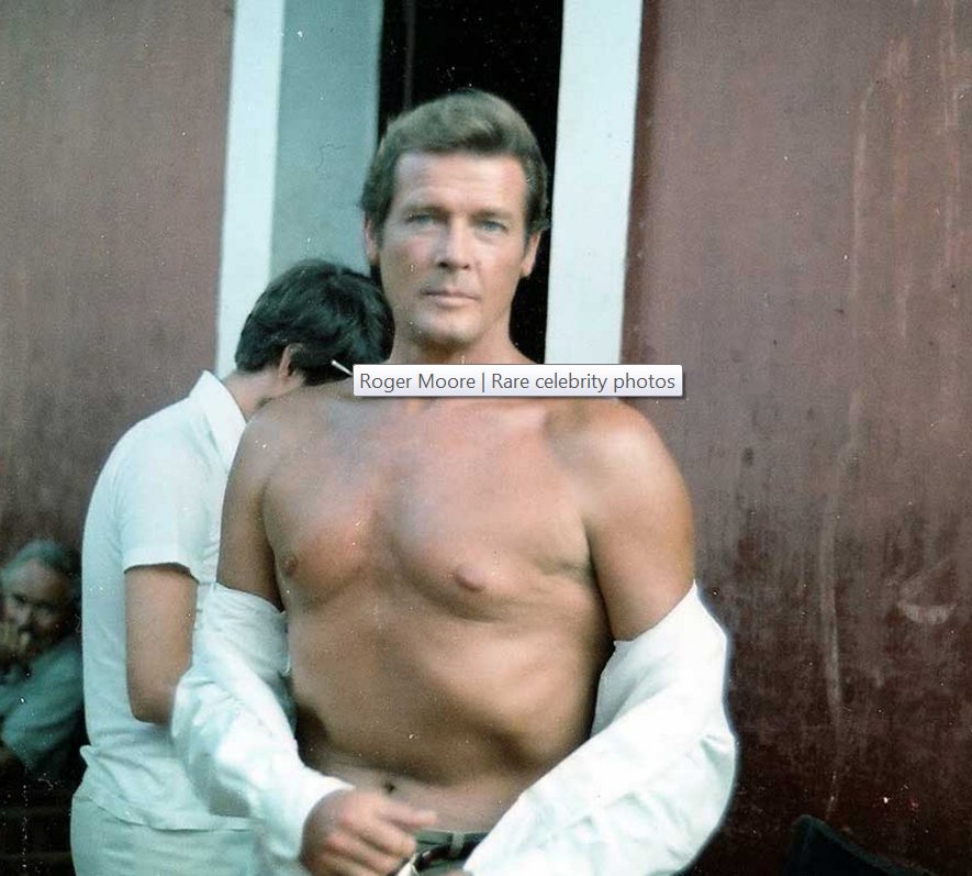 nawabjha's tweet image. #RogerMoore | #JamesBond | He had six-pack abs at 53 when there was no such concept. #TheSeaWolves