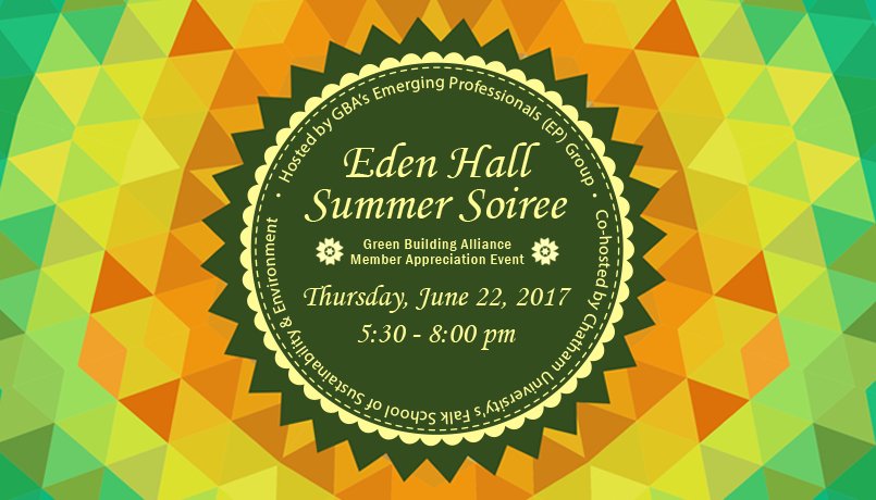 GBA_pgh's tweet image. Join GBA’s Emerging Professionals for our annual Summer Soiree member appreciation event @ChathamU Eden Hall Campus buff.ly/2rat51Q