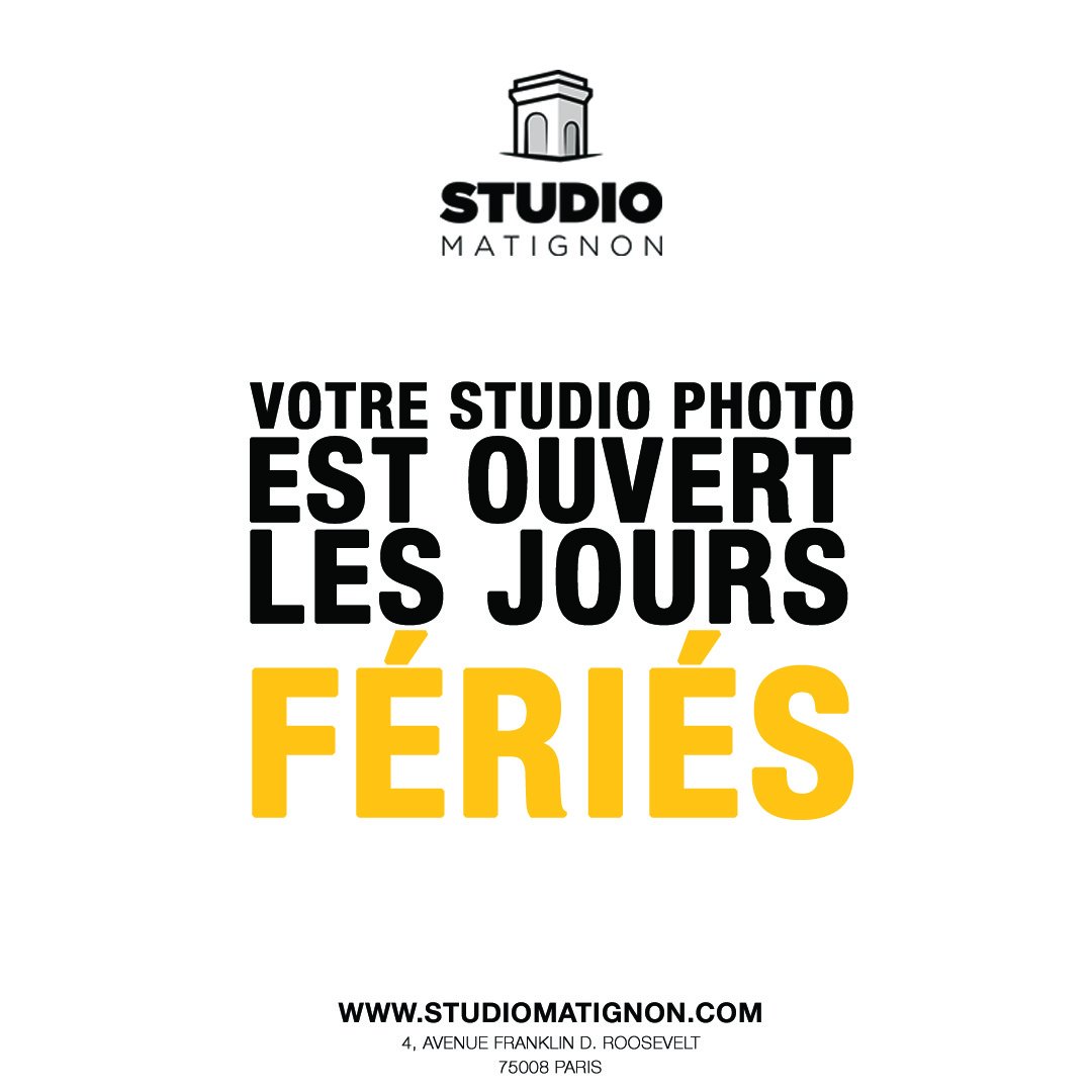 StudioMatignon's tweet photo. @StudioMatignon est ouvert ce jeudi 25 mai... et tout le week-end! 😉 https://t.co/P7j0qsvokf