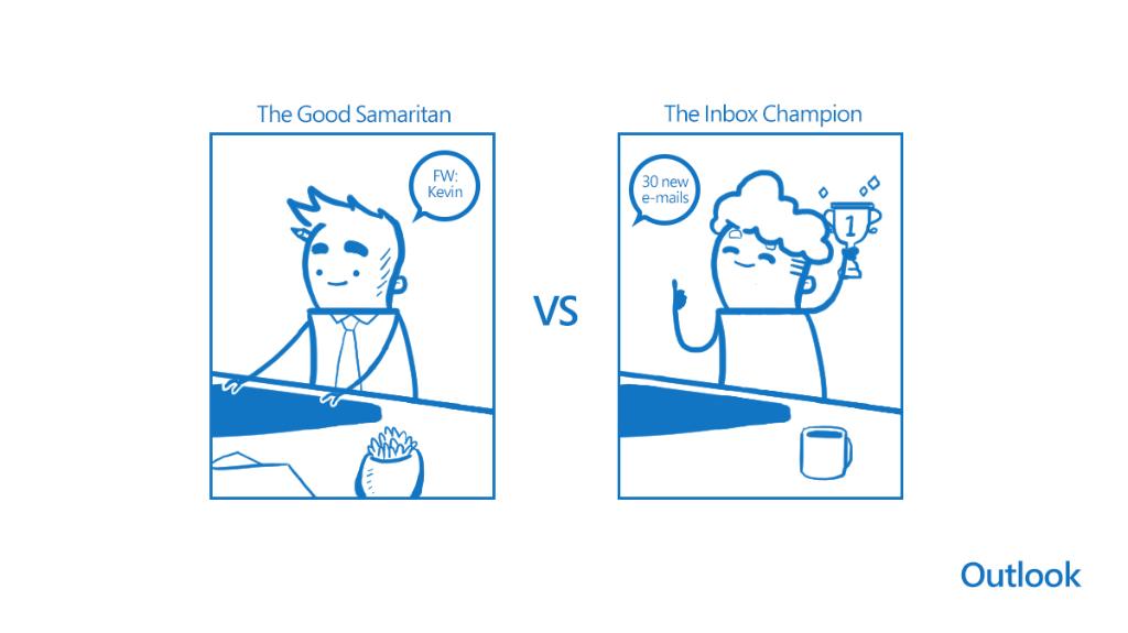 Are you one to forward an email to the recipient left out of the thread? Do you love an accumulating inbox? Which #Outlooker are you?