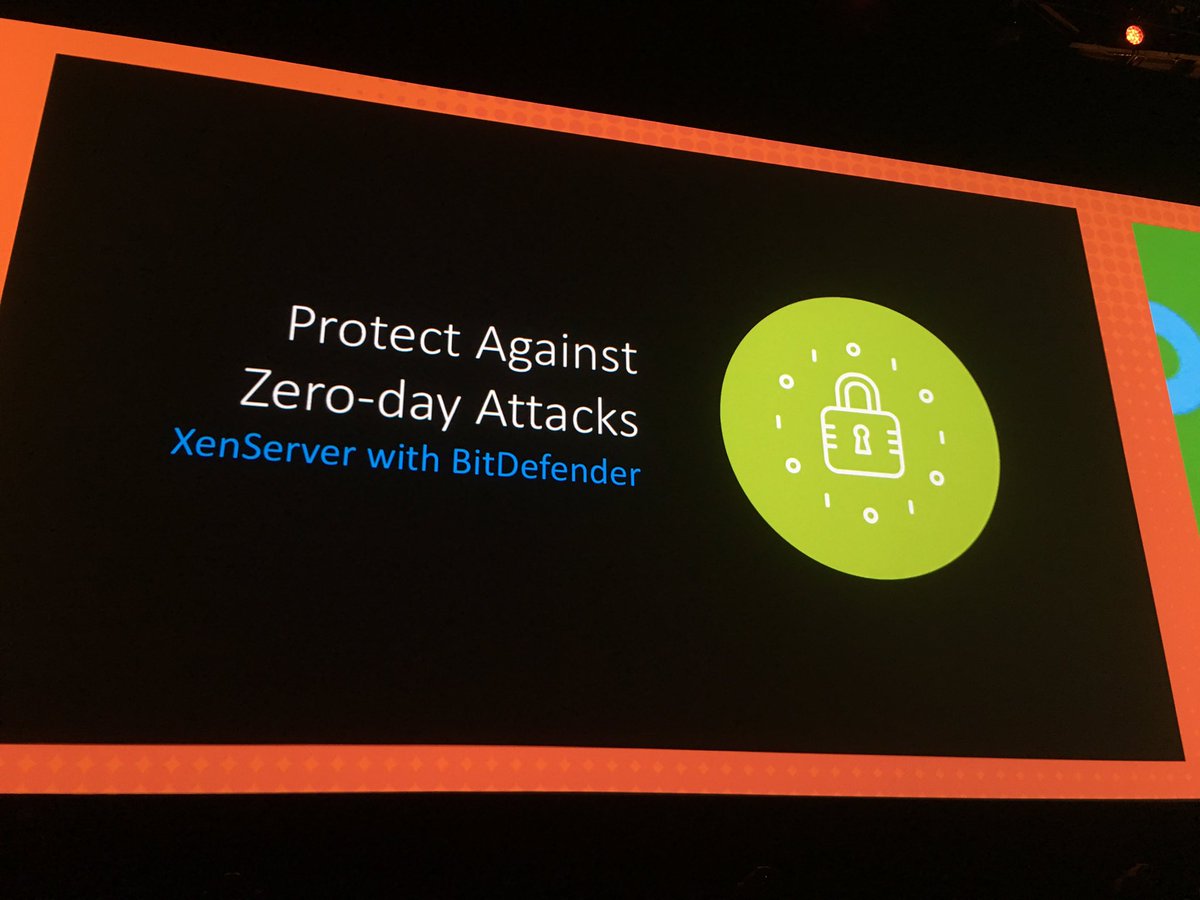 #CitrixSynergy <a href="/DavidCottingham/">David Cottingham</a> must be proud. XenServer made its way into the technology keynote! #WeLoveXenServer