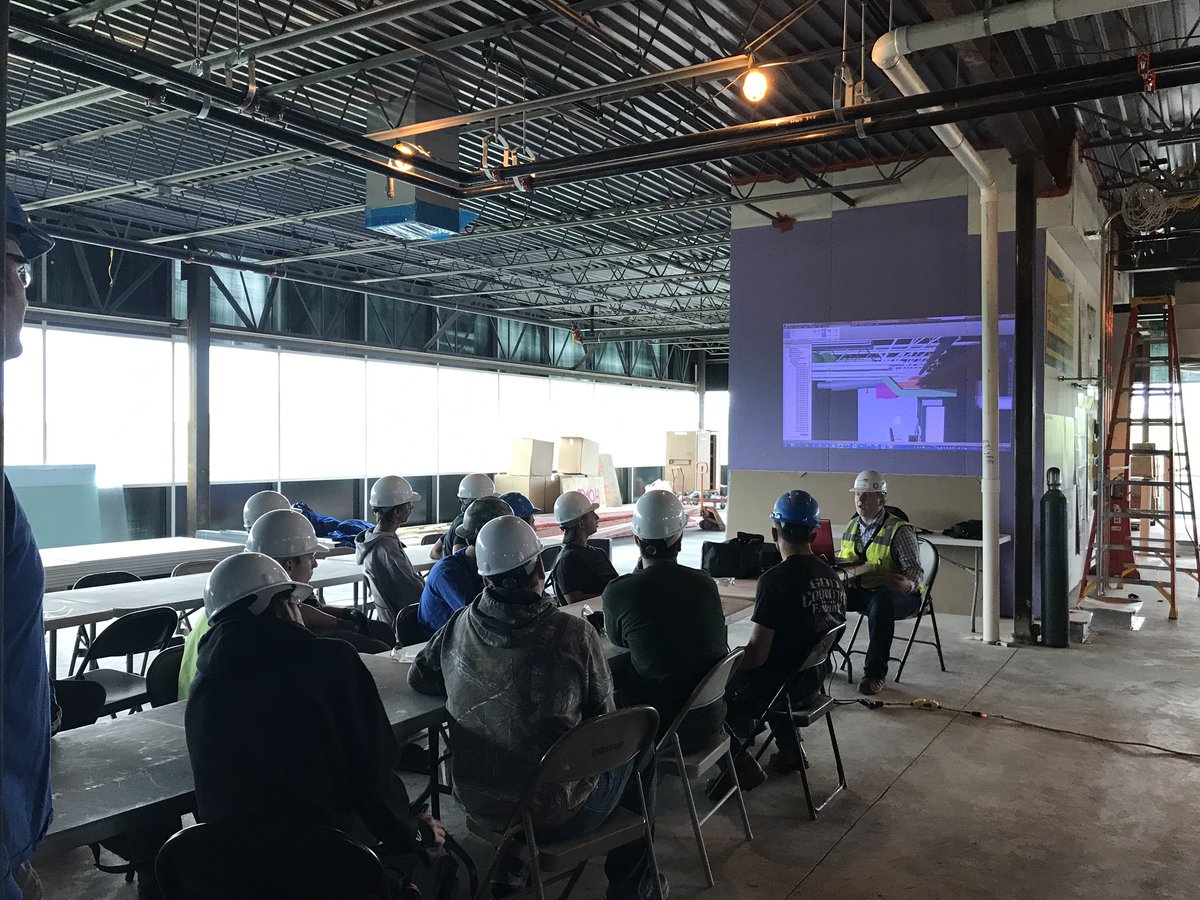 bridget_kraus's tweet photo. STEM outreach with Oak Creek HS Students @Aurora_Health's Oak Creek Health Center @MortensonWI @KellyKNoel #careerexploration https://t.co/6Qx4bZiDxR