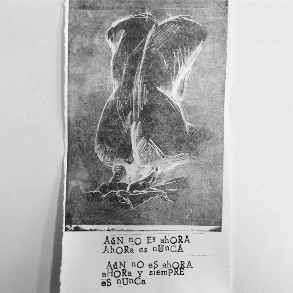 mariagnetica's tweet image. Las grandes palabras.
Alejandra Pizarnik 
#litografía #grabado ift.tt/2qdoCay