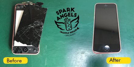 TheSparkAngels's tweet photo. From broken buttons, cracked screens to even screens that fall off!! Make it brand new again with #SparkAngels https://t.co/r58YbHriZR https://t.co/wWy7kvNHVC