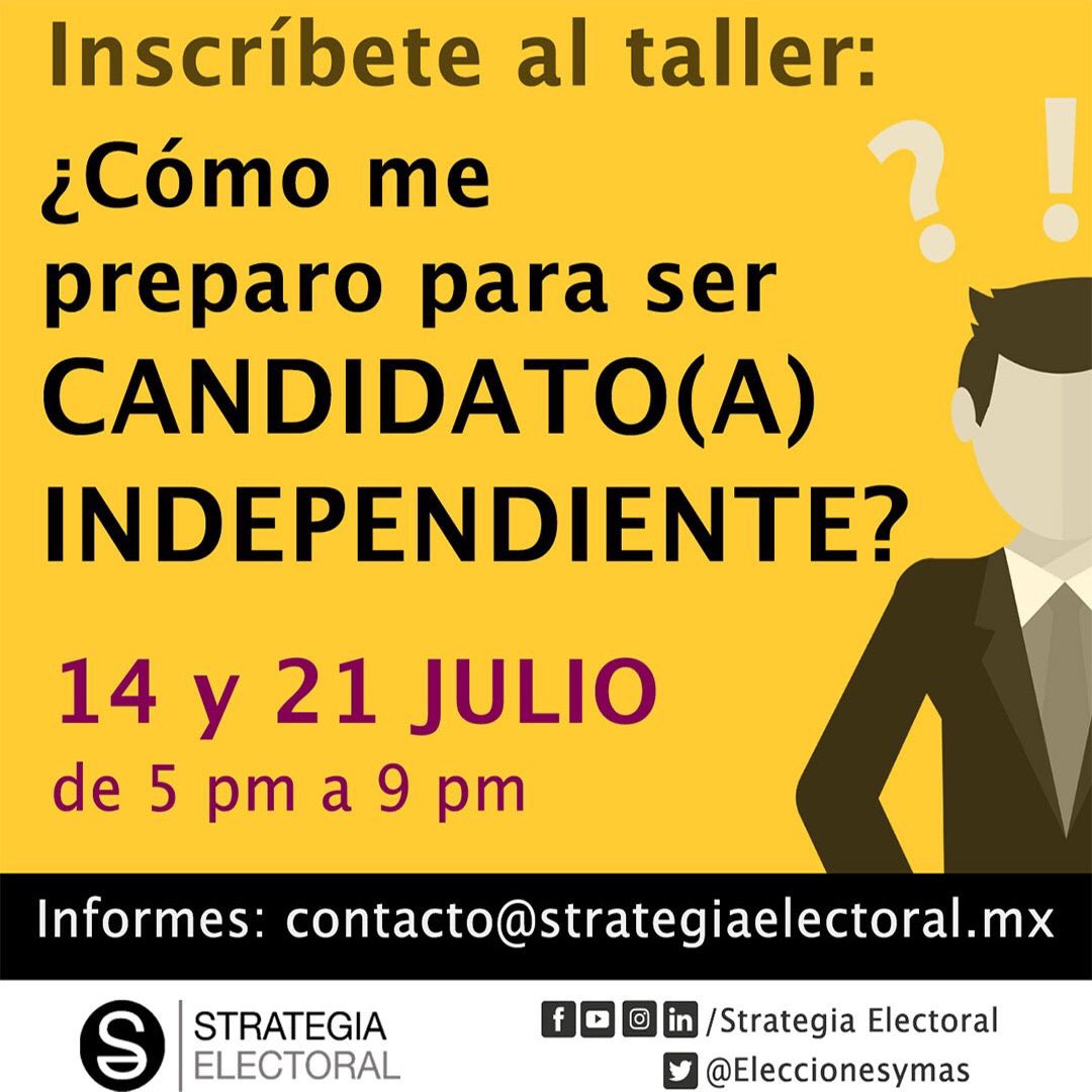 ClaudiaYazminHe's tweet image. Recordatorio para que vayan #agendando y se #inscriban con tiempo ⌚️ a estos TALLERES 
#ConMirasAl2018 #StrategiaElectoral 👉