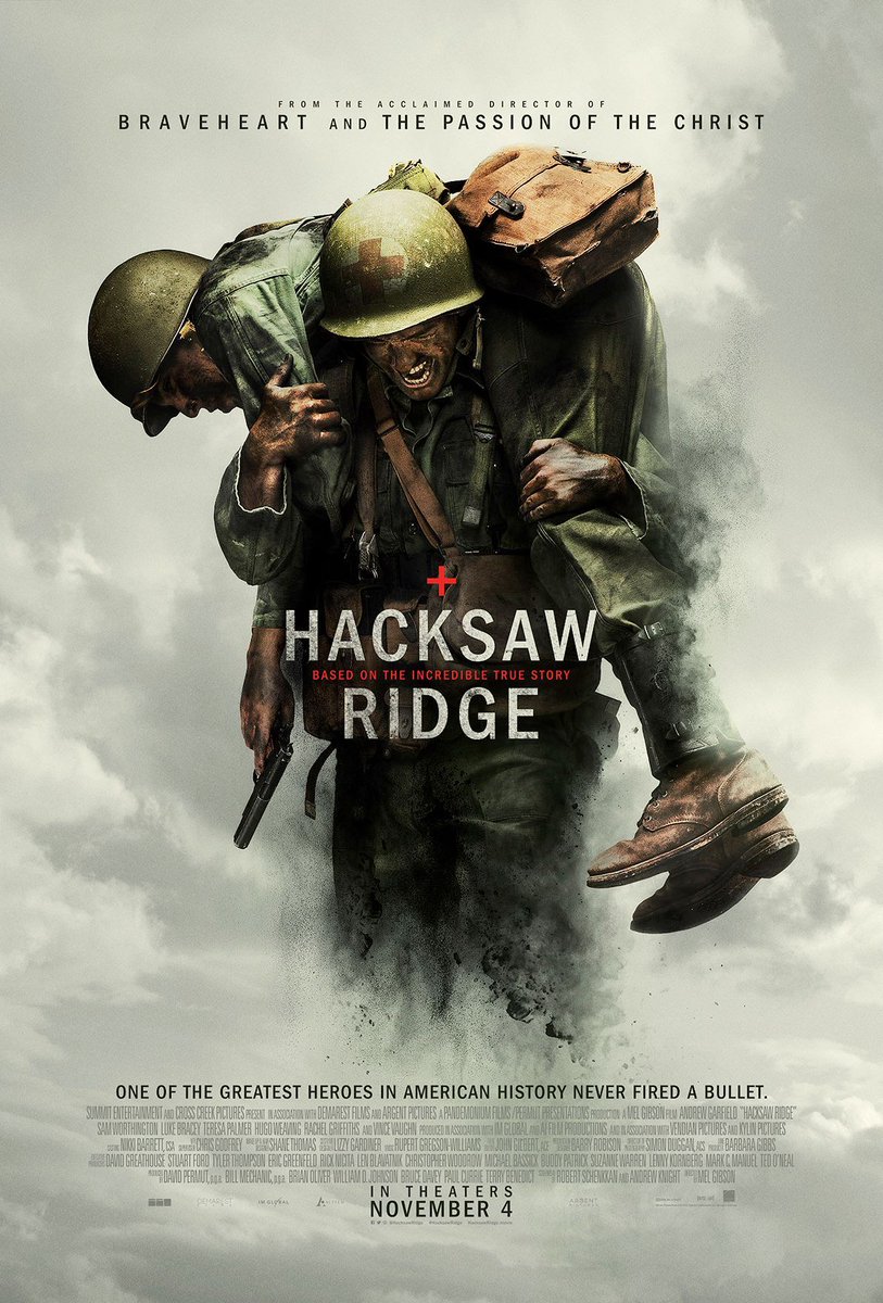 #GoldenTrailerAwards 
Congrats @HacksawRidge on your nom for 'Best Action Poster' 
Happening June 6, Saban Theater
buff.ly/2qe4ZhF