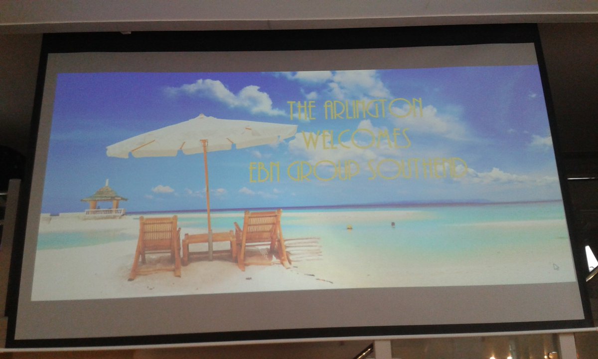 StallionBKS's tweet photo. Nice welcoming picture from @TheNewArlington at the Southend @ebnEssex networking meeting this morning #ebnWorks https://t.co/nri33bwr5P