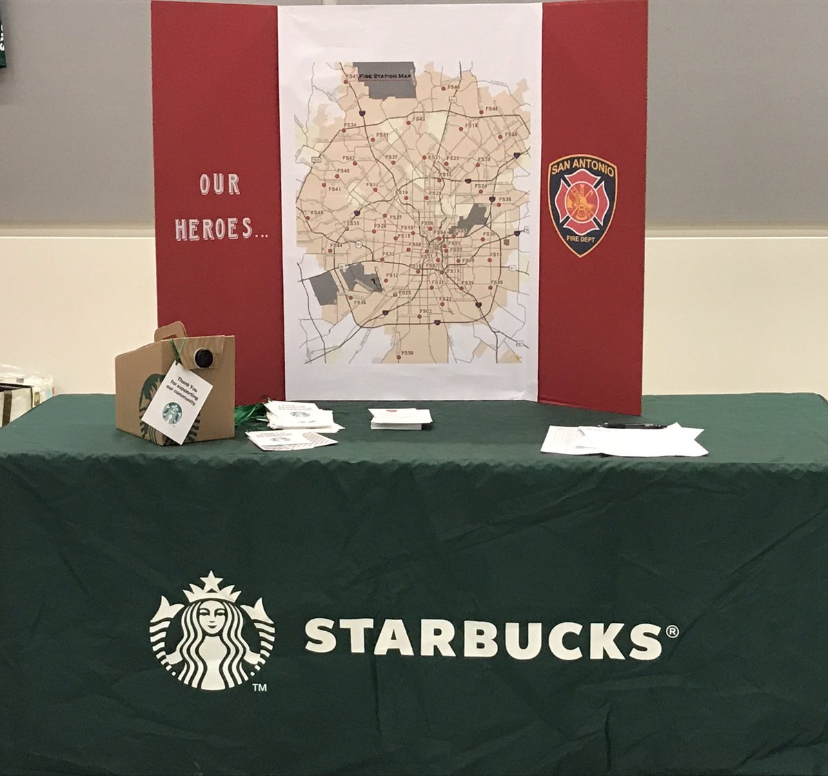 Visit the community table to get your assigned Fire Station #BBAROpenForum