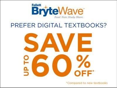 UNCOBookstore's tweet photo. Looking to save some money? Why not get a digital version for up to 60% off! See store for details. https://t.co/fxAJBTRzK0