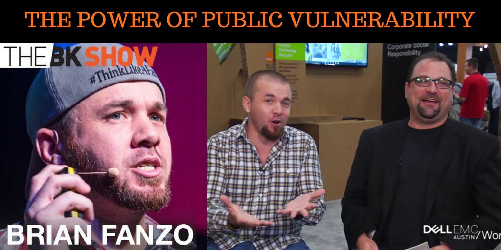 iSocialFanz's tweet photo. The Power of Public Vulnerability - Brian Fanzo on #BKshow https://t.co/jP9OaKKgkp https://t.co/A5tOexCXkP