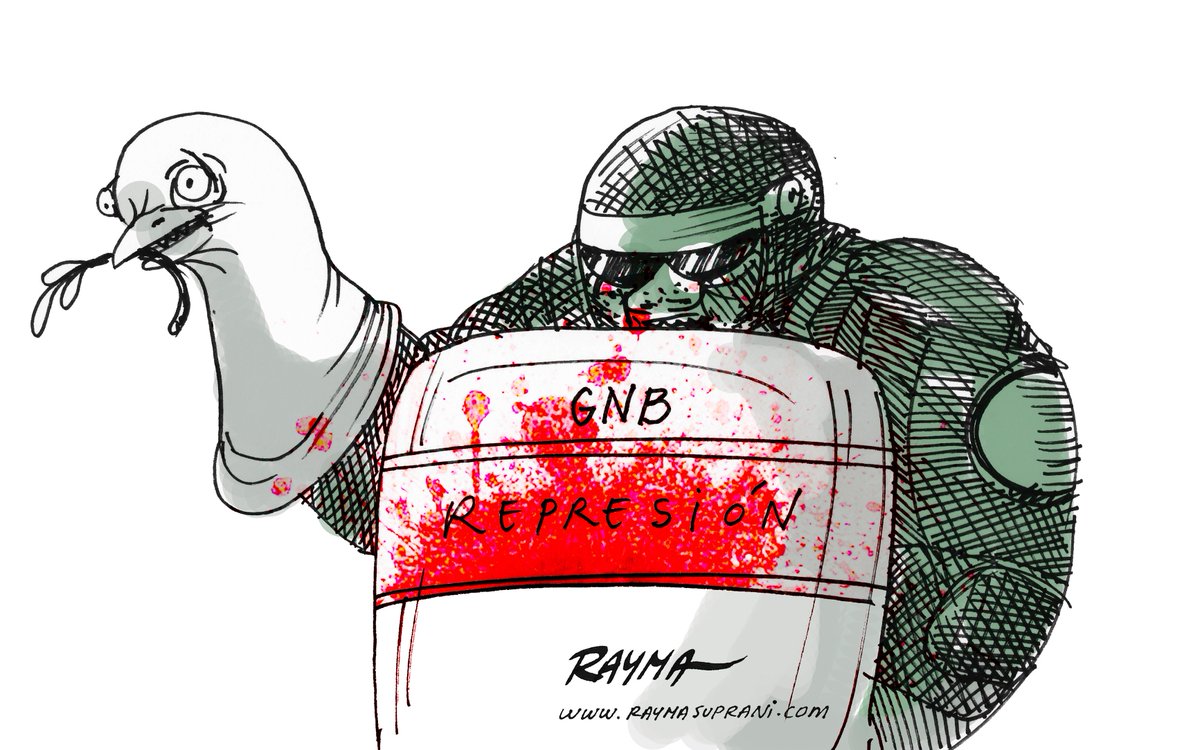 raymacaricatura's tweet photo. Nuevas Formas de Represión en Venezuela ... https://t.co/AhSaUY06Zr