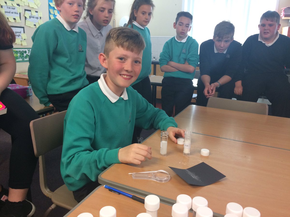 LochsidePS's tweet photo. Fun with Forensics this afternoon in #P7G! CSI Montrose! 😜 @MontroseSSERC https://t.co/Fv3EtEAdwY