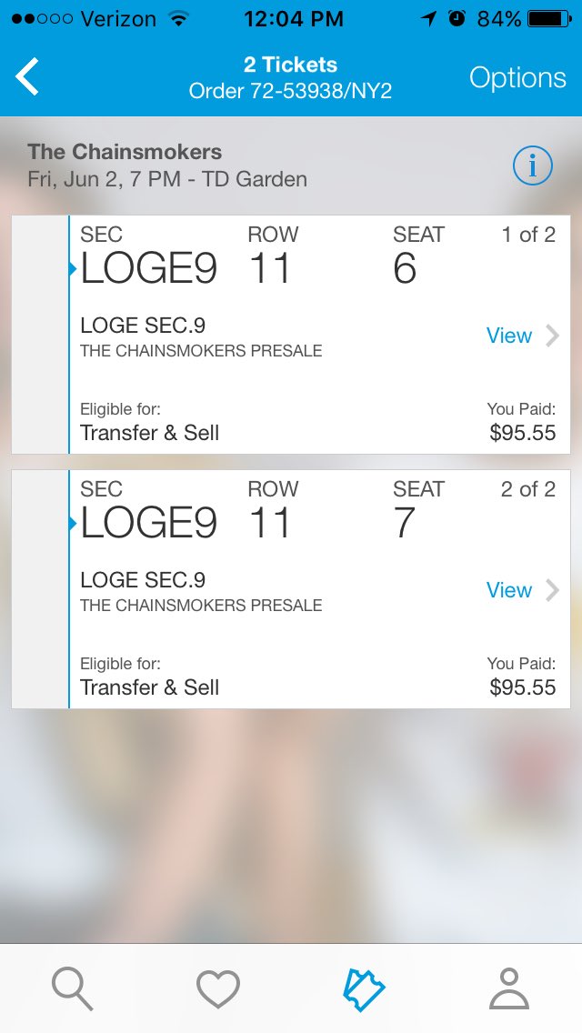 _SheaItAintSo's tweet photo. Selling two tickets to the chainsmokers June 2nd at the garden. DM if interested (reduced pricing) https://t.co/UtUABWwN6v