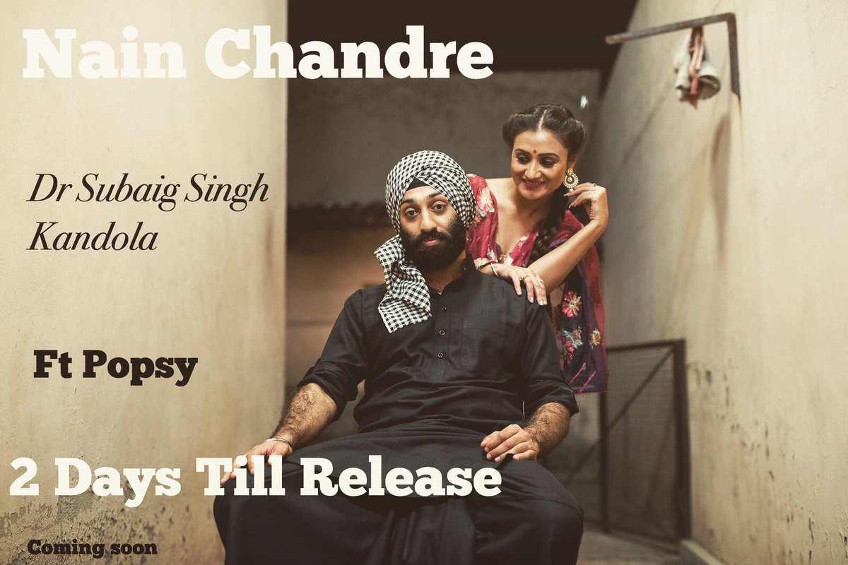 Punjab2000music's tweet photo. Only 2 days to go till Release! #NainChandre Pre order now!
https://t.co/ydBEcavJ2B
@subaig_singh @Popsymusic #Punjab #Turban #Beard https://t.co/2bTjre048W