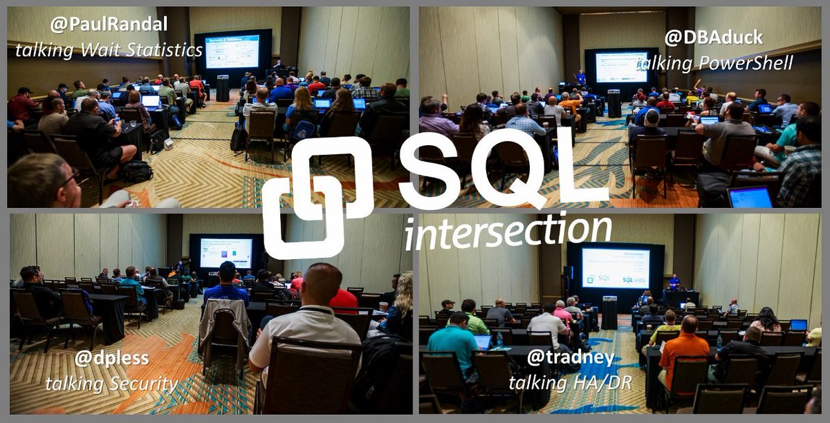 KimberlyLTripp's tweet image. Been presenting not posting; having great time at #SQL & #DEVintersection in FL! Here are a few pics of #SQLintersection presentations.