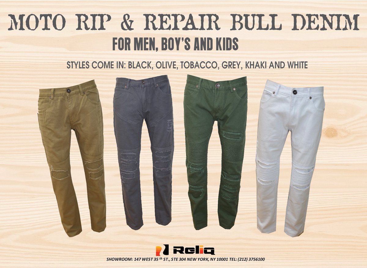 Reliqinc's tweet photo. New Bull Denim Pants for Men, Boy’s and Kid’s. For orders email jasmin@reliqinc.com or call (212) 375-6100 ext 14 #wholesale https://t.co/AhRGl4d32p