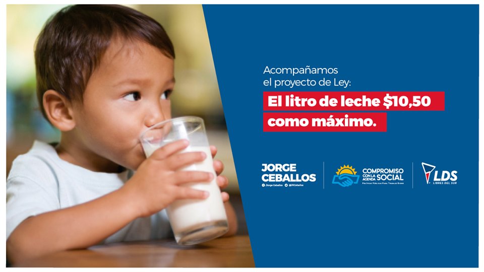 JRCeballos's tweet photo. Que el precio #DeLaLeche sea razonable y accesible ya que es básico y necesario para la alimentación y desarrollo de los niños y niñas https://t.co/gBVTPr335W