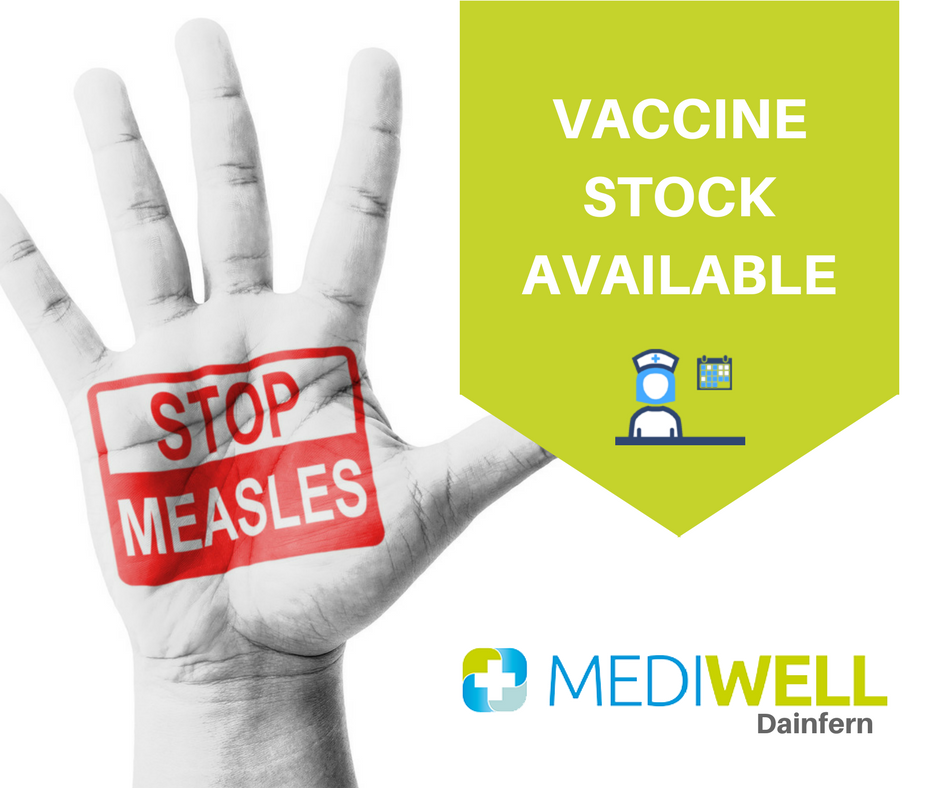 MediwellGroup's tweet photo. Stop measles in its tracks! ✋ #measles vacs available at the Mediwell Mom and Baby Clinic Dainfern. Call 011 300 2900 to make an appt. https://t.co/GniVXQ9yhE