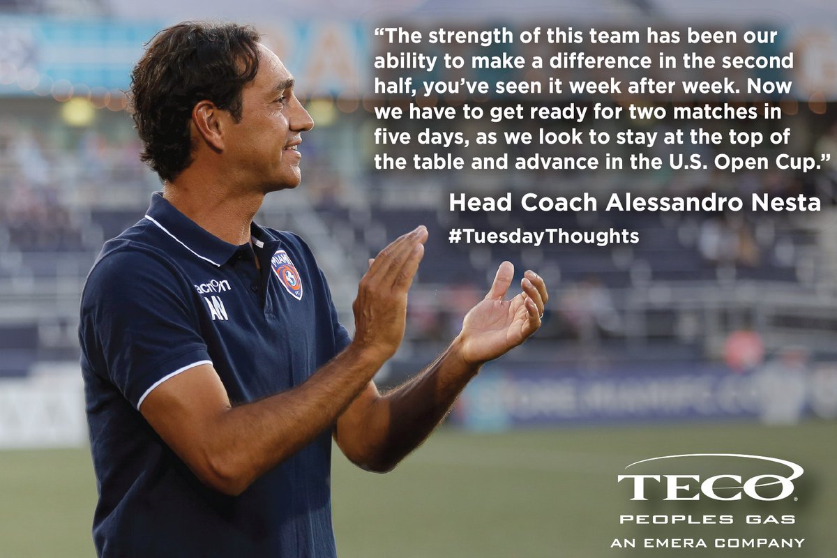TheMiamiFC's tweet photo. Important 2โฃ matches ahead for @Nesta and @TheMiamiFC!
#TuesdayThoughts #VamosMiami #ForzaNesta https://t.co/UPT4IEoIkc