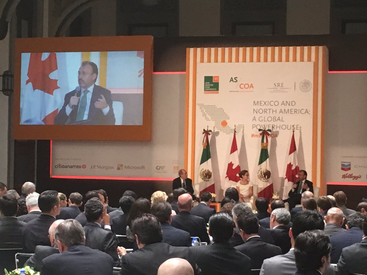 How2GoMexico's tweet photo. "Mexico believes in trade; and in NA as an opportunity, to be the most competitive region of the world."  @How2Go_Consult https://t.co/BxQudci0Di