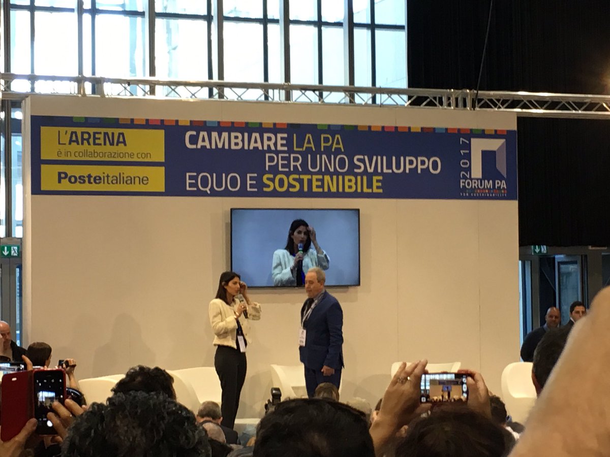 Anche il <a href="/ComunediTrieste/">Comune di Trieste</a> presente a #forumpa17 alla presentazione del sindaco di Roma