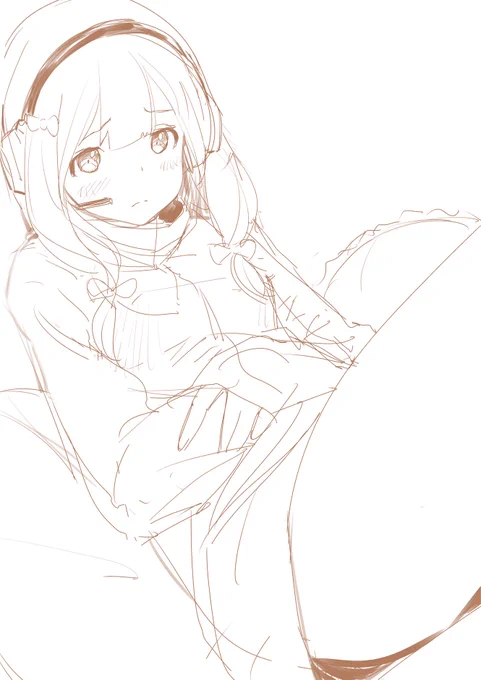 #エロマンガ先生 見始めました… 