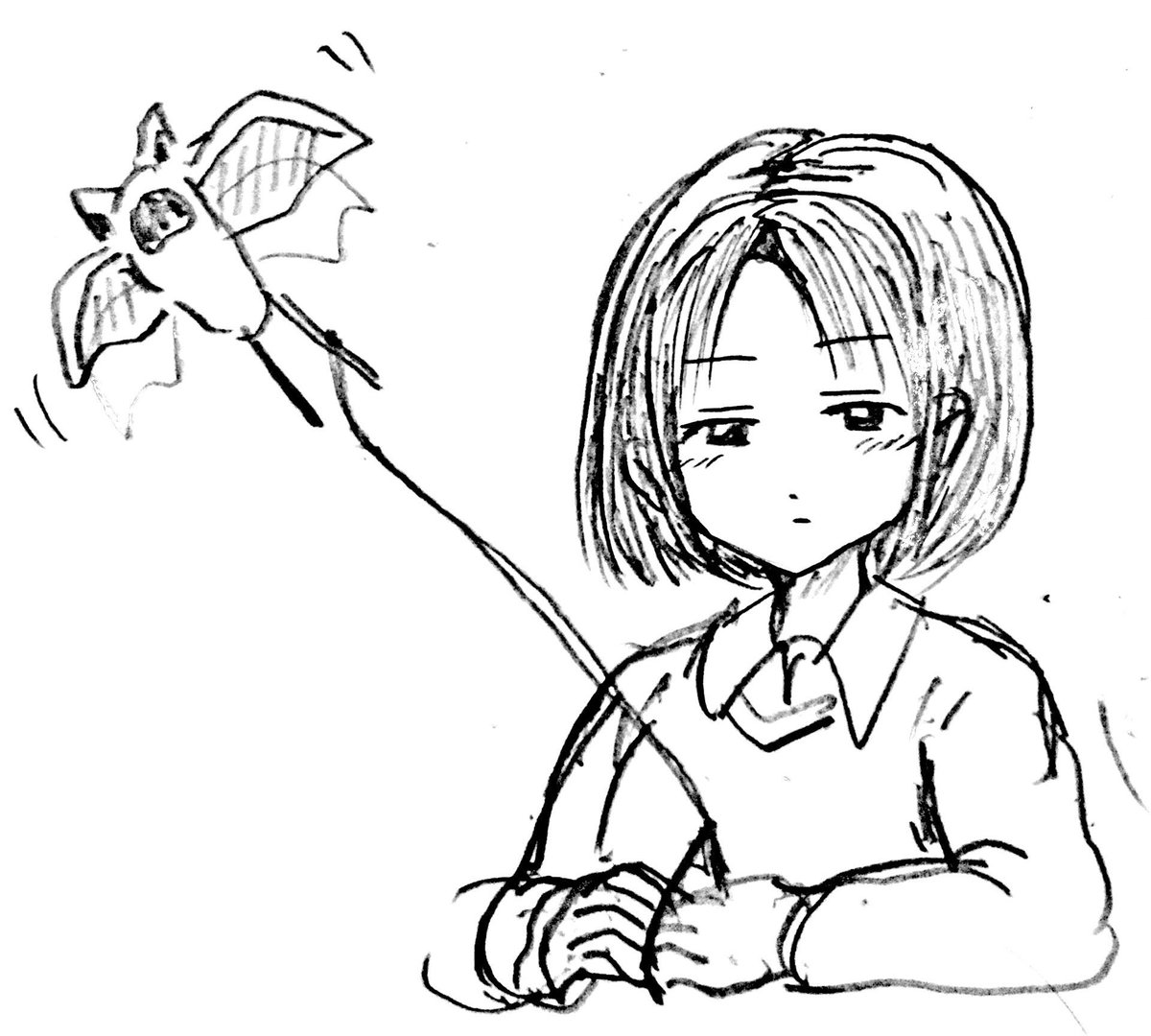 授業中ヒマなのでズバットを飛ばしている女の子 https://t.co/3Dpu4VSHSk