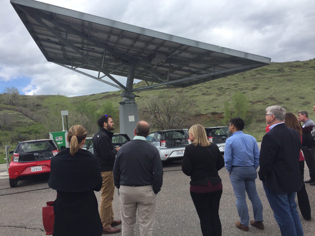tei_institute's tweet photo. 2nd stop at @NREL is directly on their campus. First up #EV research. #DCfastcharge https://t.co/Vuhx3owYK3