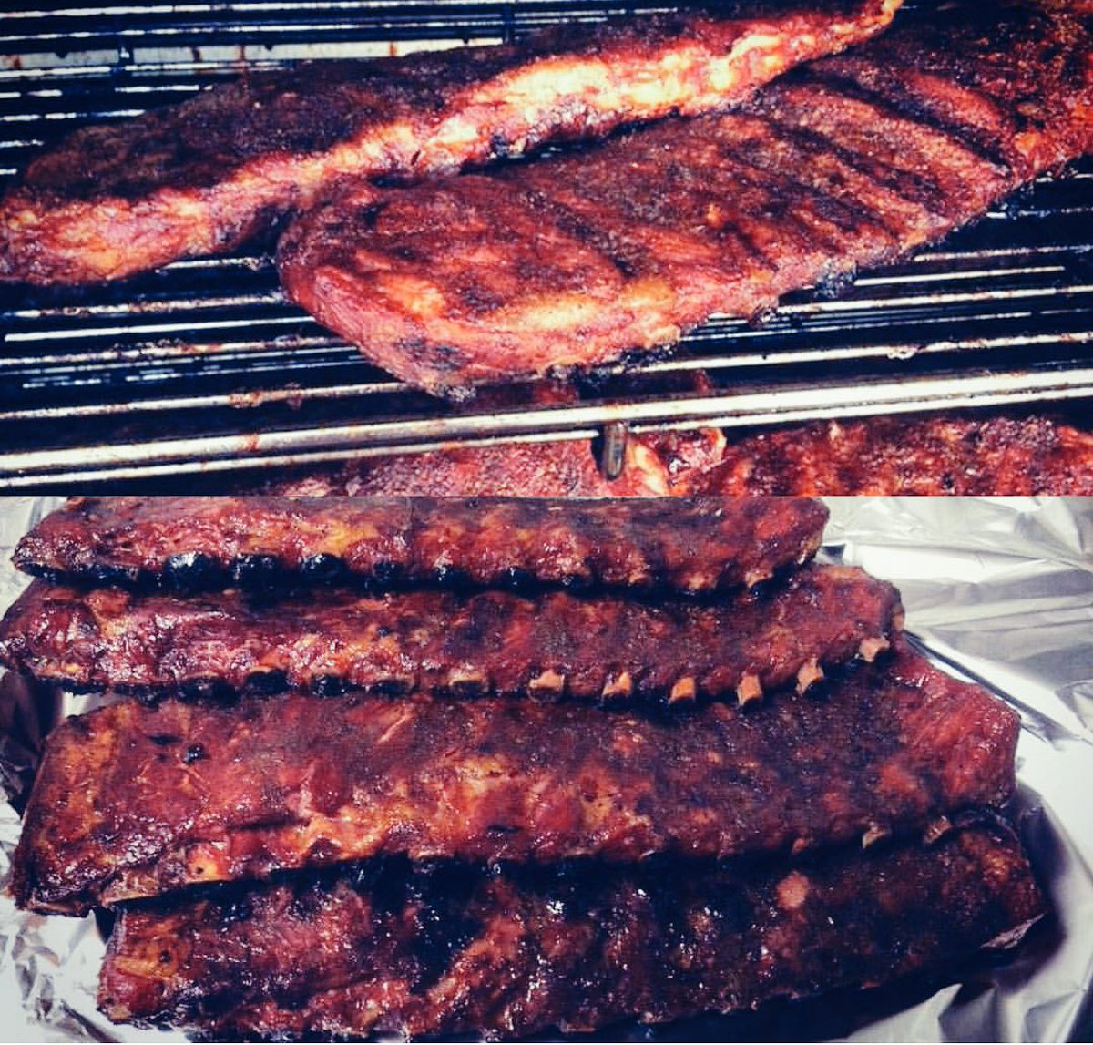 YOU ASKED FOR RIBS.... you got it. IN SERVED FRIDAY AFTER 5pm and ALL DAY SATURDAY 🙌🏻 also- call now to reserve your Memorial Day ribs 🇺🇸🇺🇸