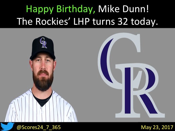  happy birthday Mike Dunn! 