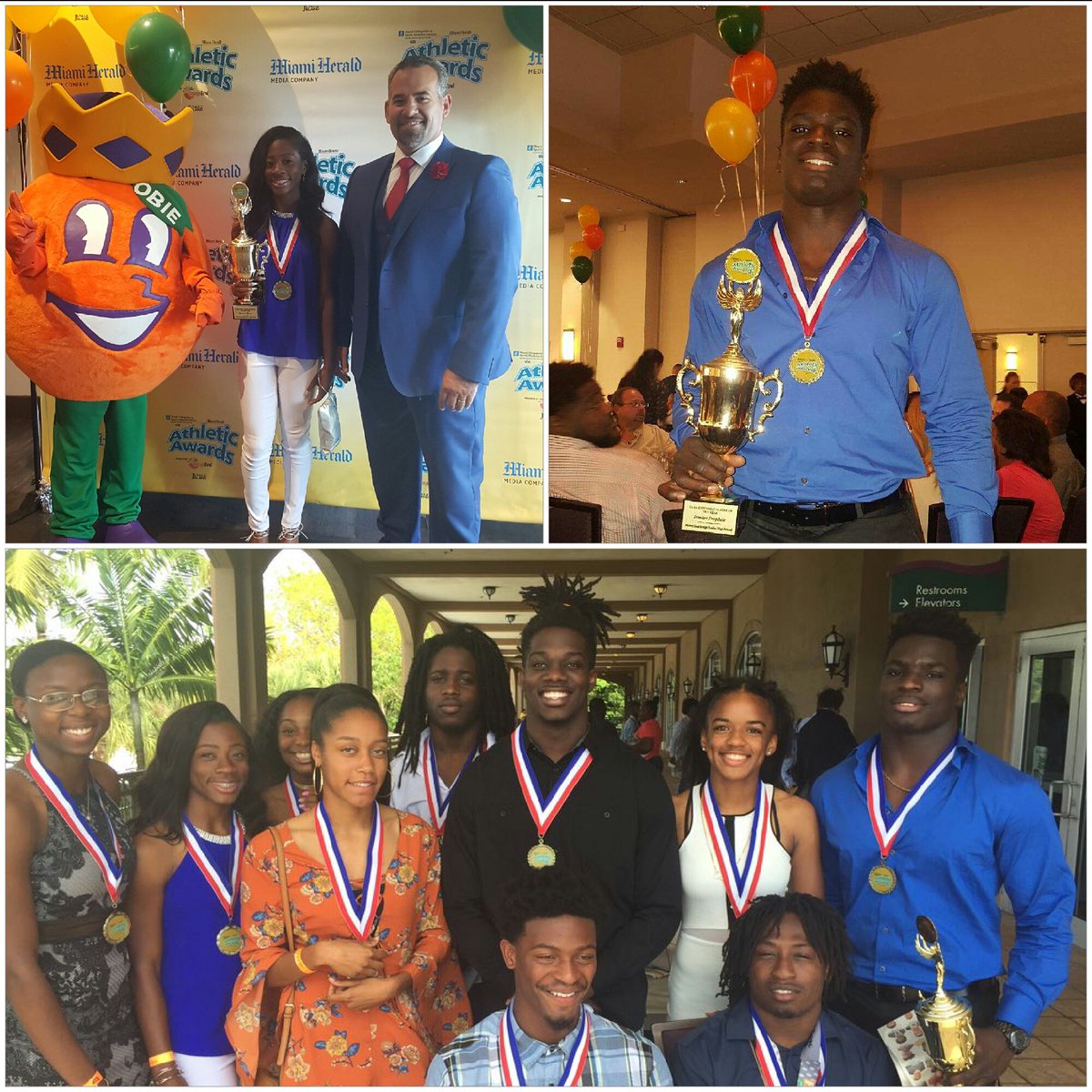 Southridge_SHS's tweet image. Congratulations All-Dade Student/Athletes. Symone Mason Female Athlete of the Year &amp;amp; Dimitry Prophete Football Defensive Player of the Year