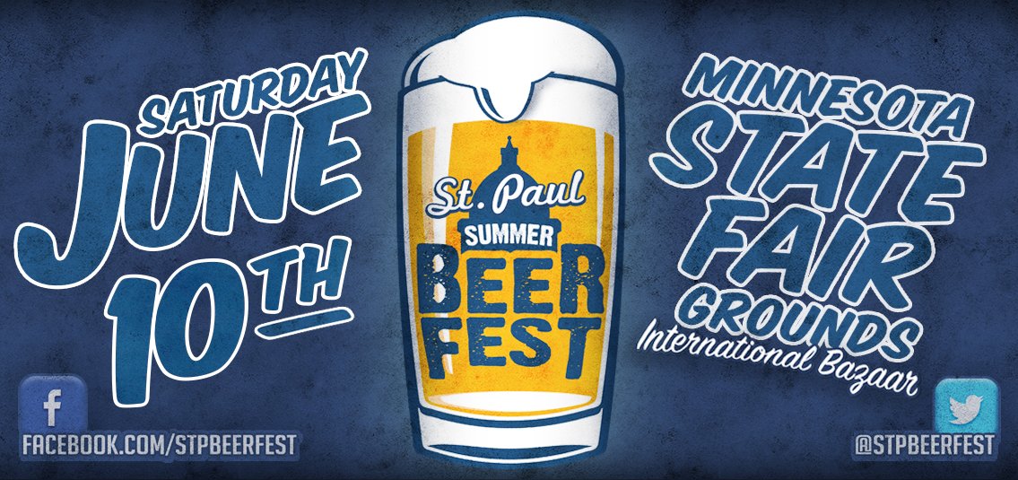 The numbers you should know: 17 days until the <a href="/STPbeerfest/">St Paul Beer Fest</a>! Over 100 breweries! On 6/10! stpaulsummerbeerfest.com