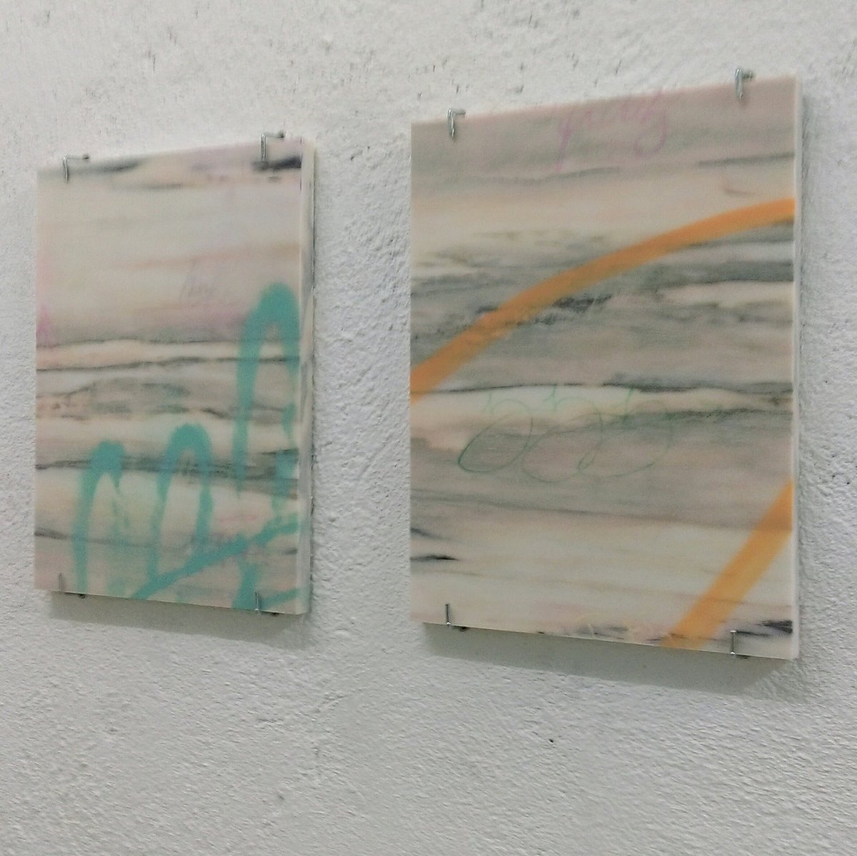 MarcosCasero's tweet image. "Hacer, deshacer, repetir" de Javier Rodríguez Lozano en #entreacto2017 resistencia de los graffitis que se pintan para luego ser borrados.