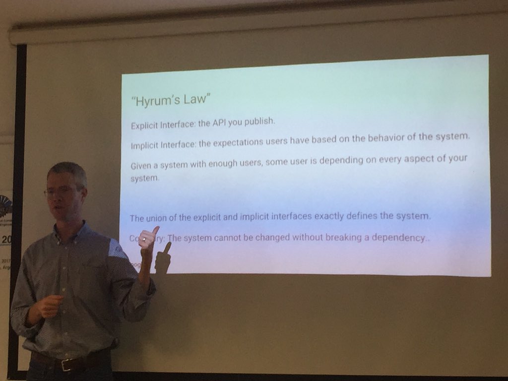 ThomasLaToza's tweet photo. When you have a system with 100k users, cannot chnge comment without breaking dependency. (Why? Brittle test on line num). #wapi17 #icse17 https://t.co/A5TbYD8a2Y