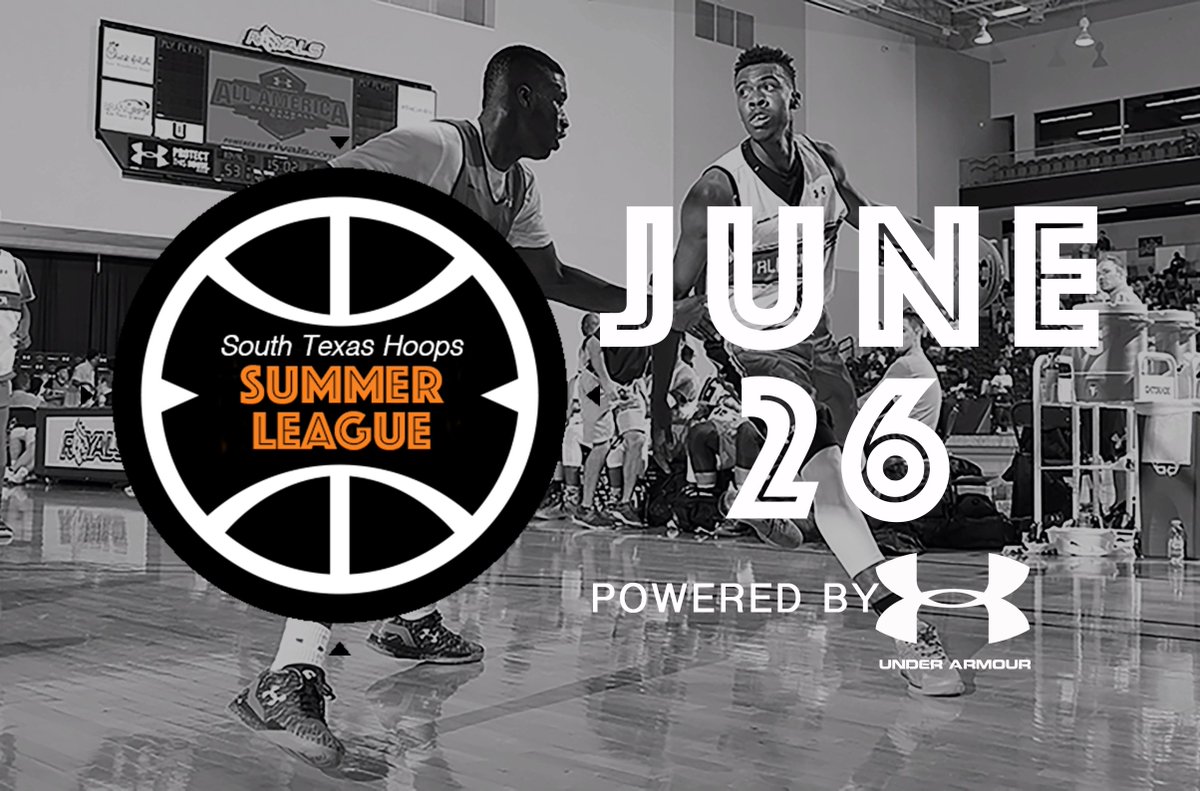 SouthTexasHoops's tweet photo. South Texas Hoops Powered by Under Armour: 2nd Summer Session June 26th
Games Monday-Friday @ SAC/PAC. For more info https://t.co/kdIKI4pXK8 https://t.co/qTI8ikFijc
